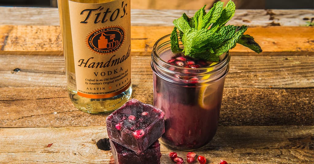 Smoked Pomegranate Lemonade Cocktail