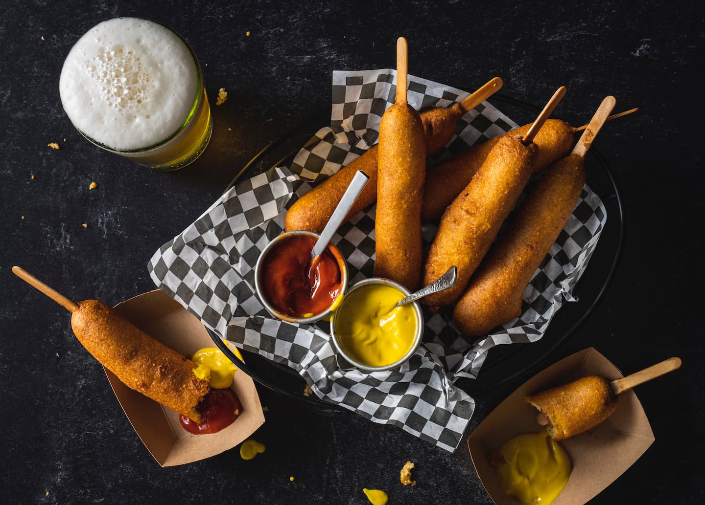 Smoked Corn Dogs
