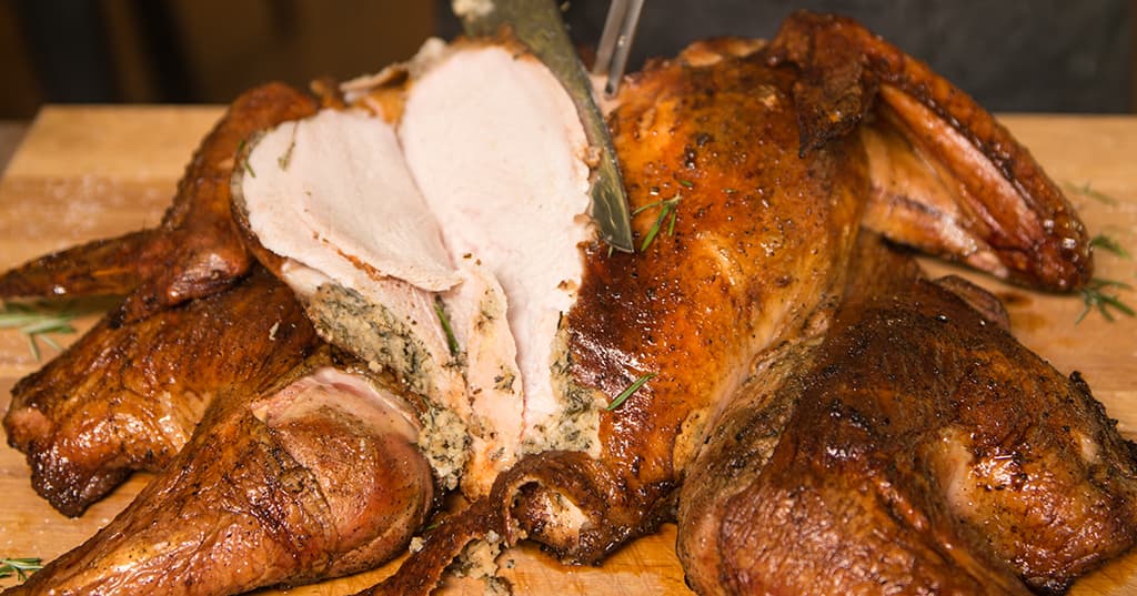Roasted Citrus-Herb Spatchcocked Turkey