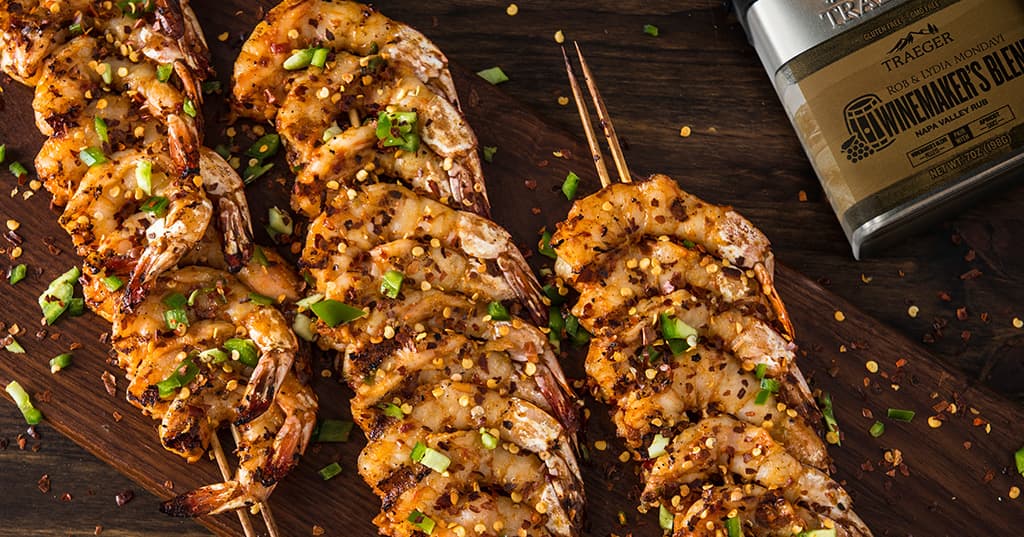 Spicy Shrimp Skewers