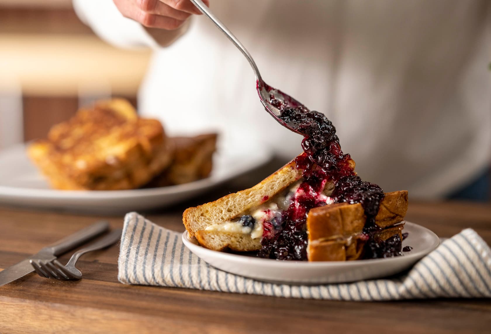 Flat Top Stuffed French Toast
