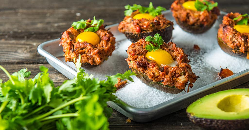Smoked Stuffed Avocado