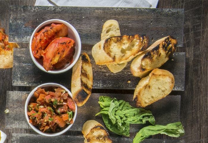 Fire-Roasted Bruschetta