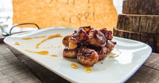 BBQ Bacon-Wrapped Water Chestnuts