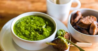 Smoked Chorizo & Arugula Pesto