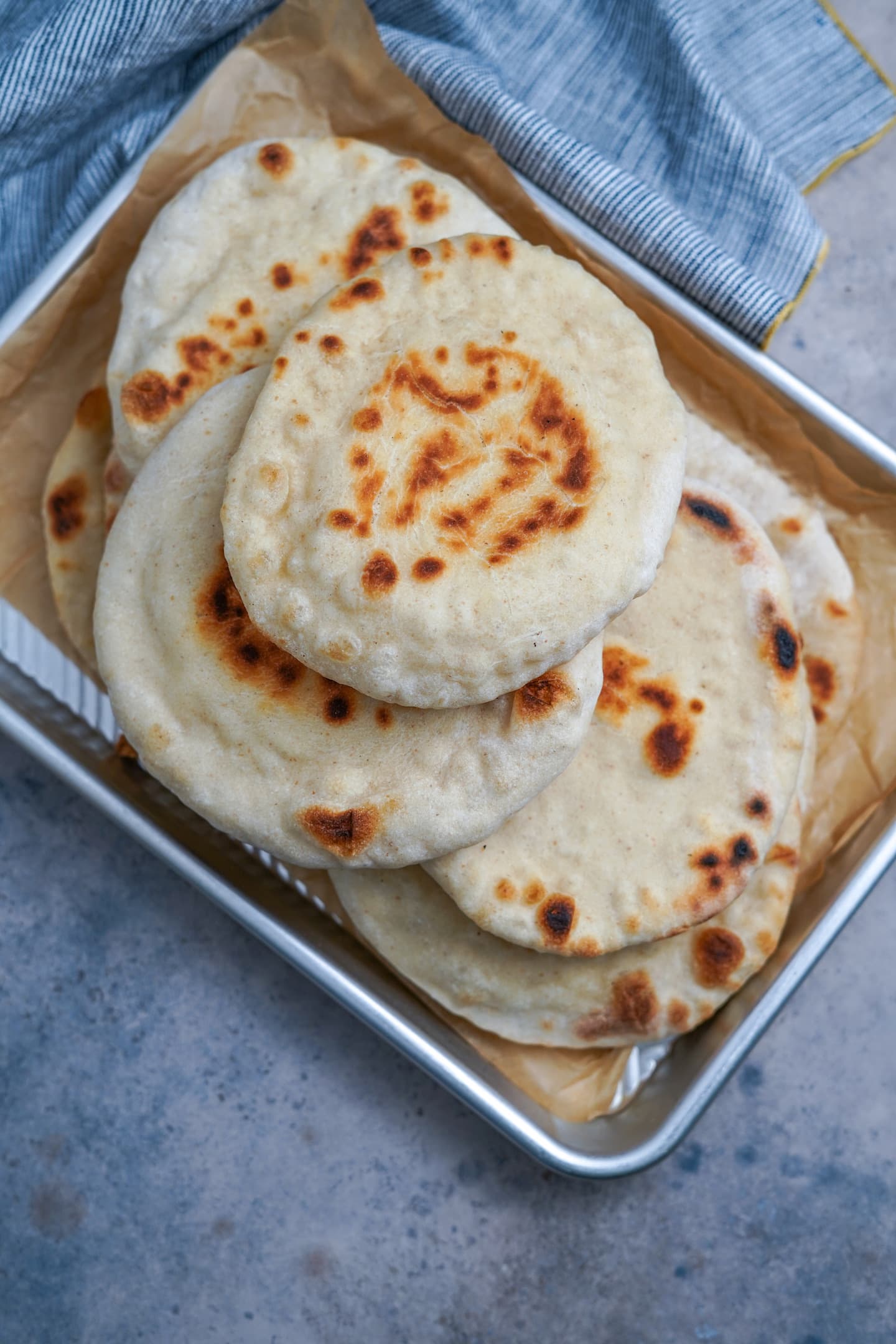 Traeger Grilled Sourdough Pitas