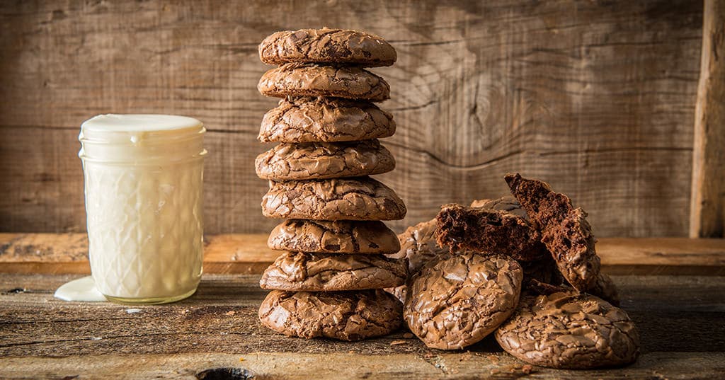 Baked Chocolate Brownie Cookies