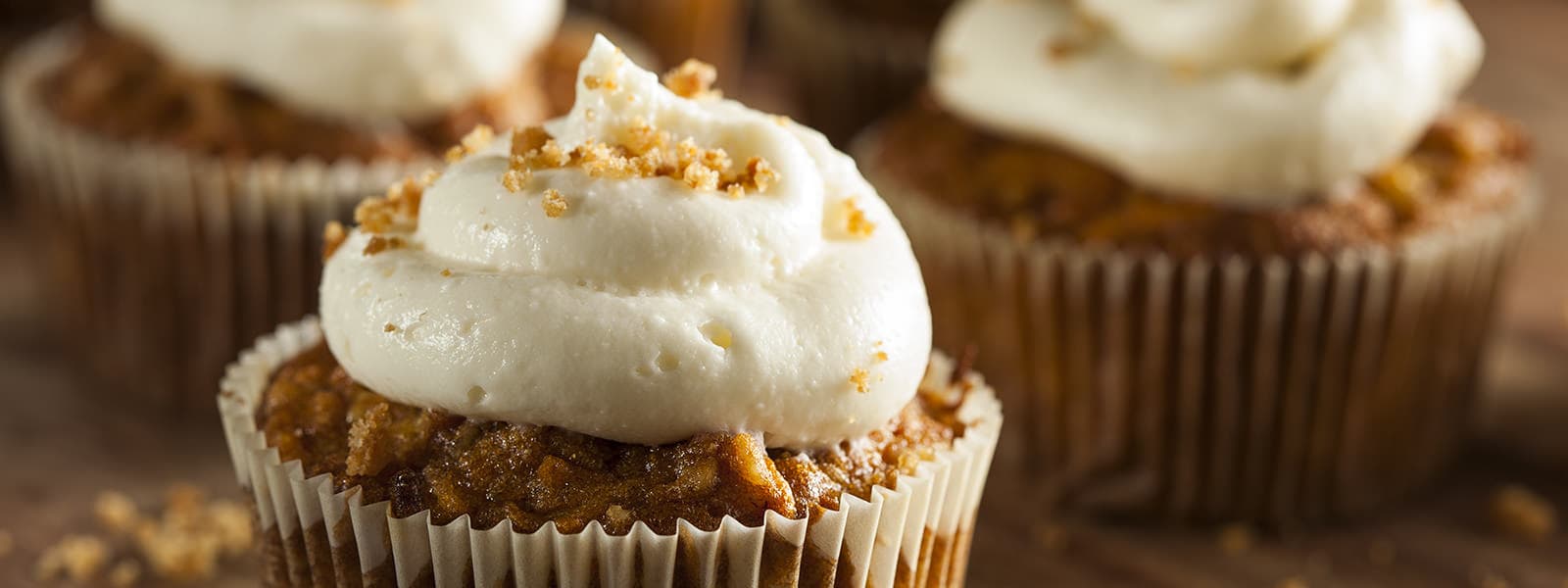 Carrot Cupcakes With Cream Cheese Frosting