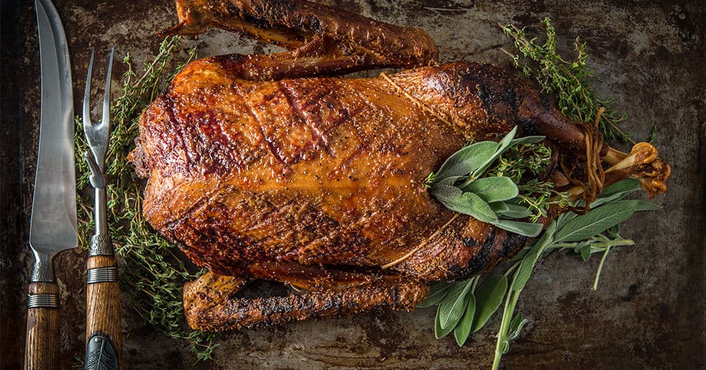 Roasted Christmas Goose