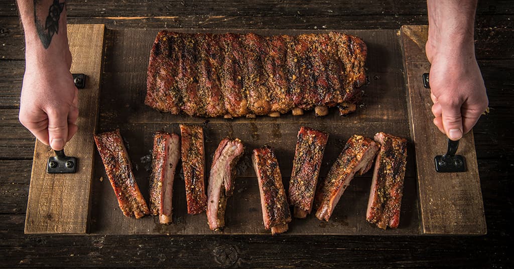 BBQ Herb Crusted Ribs