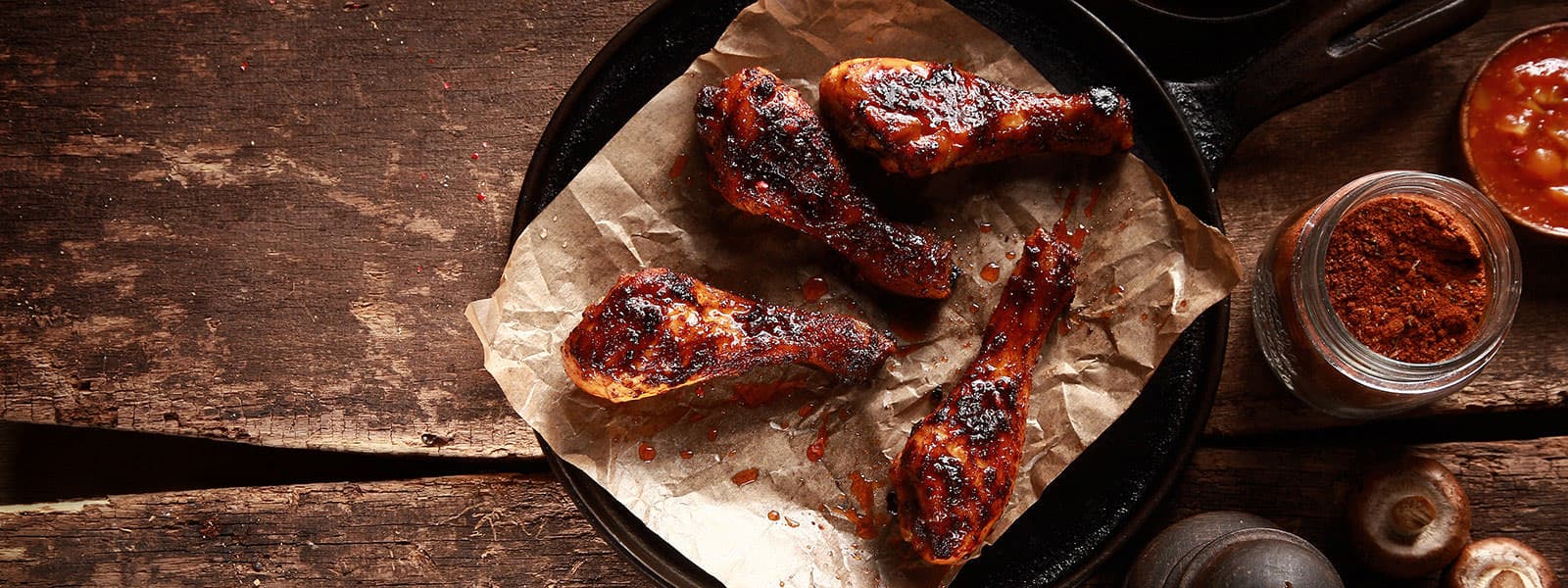 Maple Bourbon Drumsticks