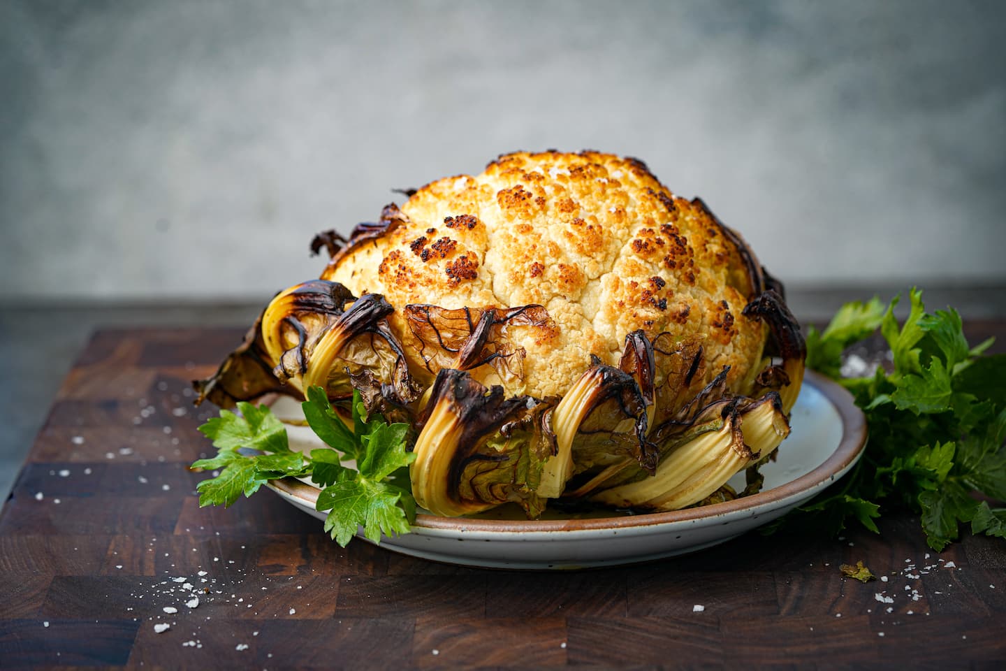 Whole Roasted Cauliflower