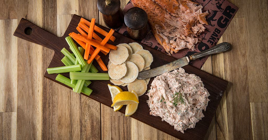Smoked Salmon Veggie Dip
