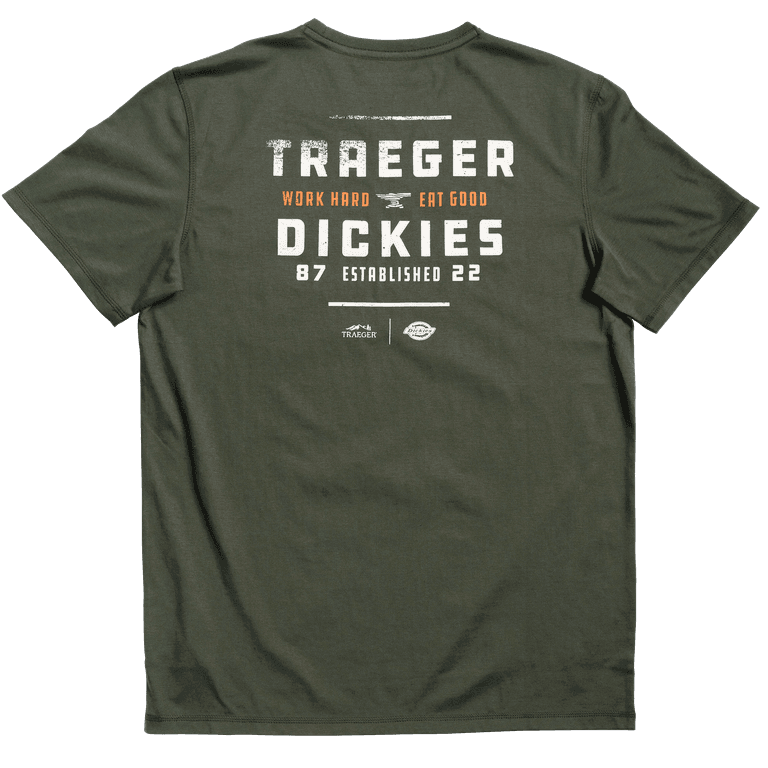 Traeger x Dickies Ultimate Grilling T-Shirt - Moss