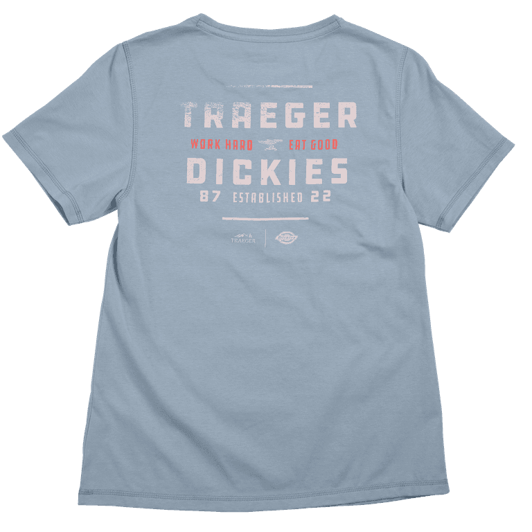 Traeger x Dickies Women's Ultimate Grilling T-Shirt - Fog Blue