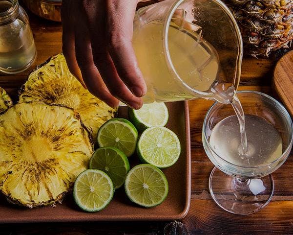 How to Make Smoky Grilled Pineapple Cocktail Syrupimage