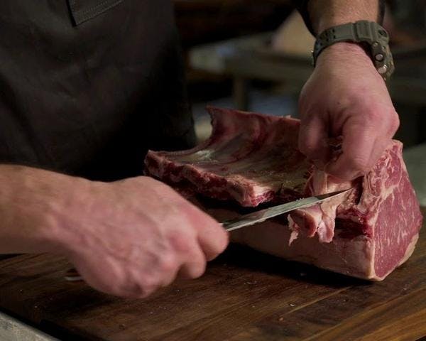 Knife Skills: How to French a Bone-in Prime Rib with Matt Crawford