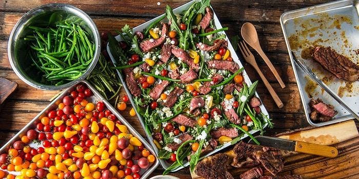 image of Grilled Steak Salad by @feedmedearly