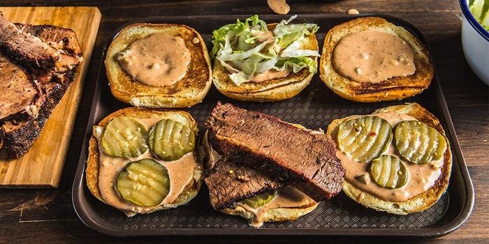 image of BBQ Brisket Sandwich With Special Sauce