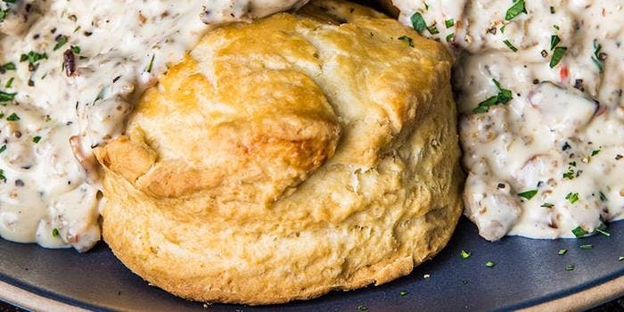 image of Biscuits and Smoked Sausage Gravy