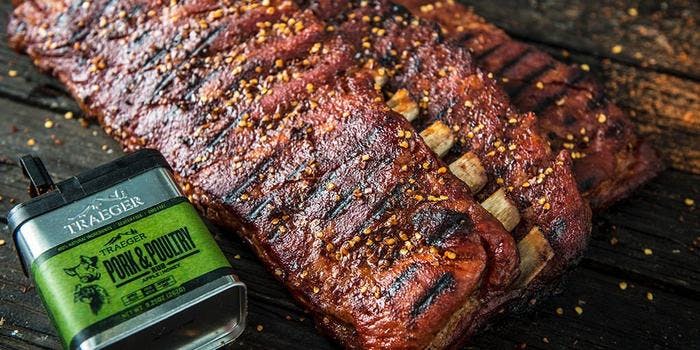 image of Smoked Spicy St. Louis Dry-Rubbed Ribs