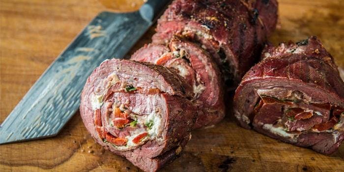image of Grilled Stuffed Flank Steak