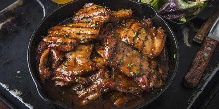 image of Apricot Glazed Chicken Thighs