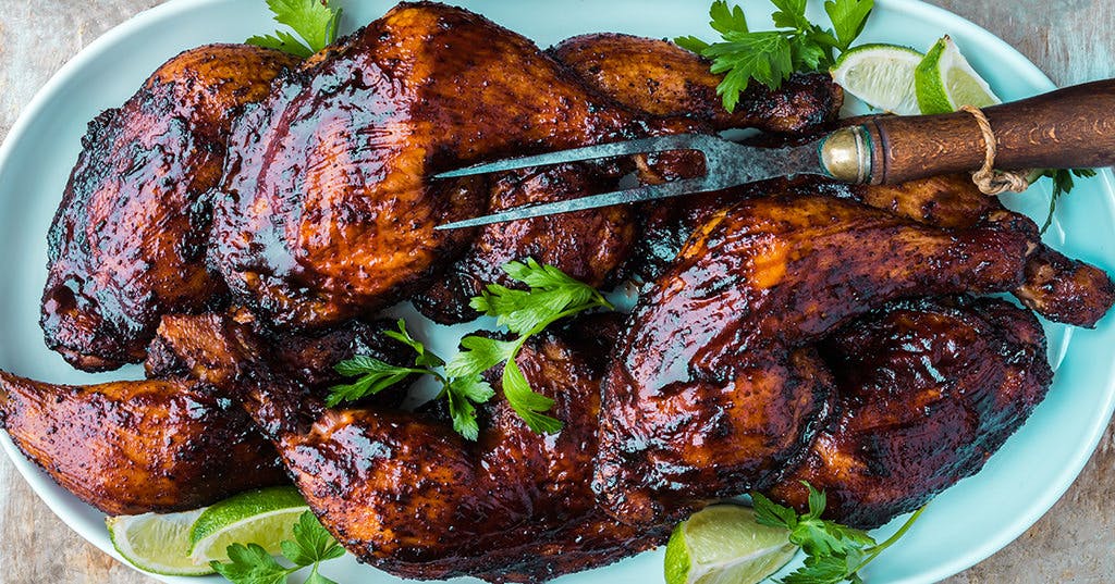 Ancho Chile Smoked BBQ Chicken Legs