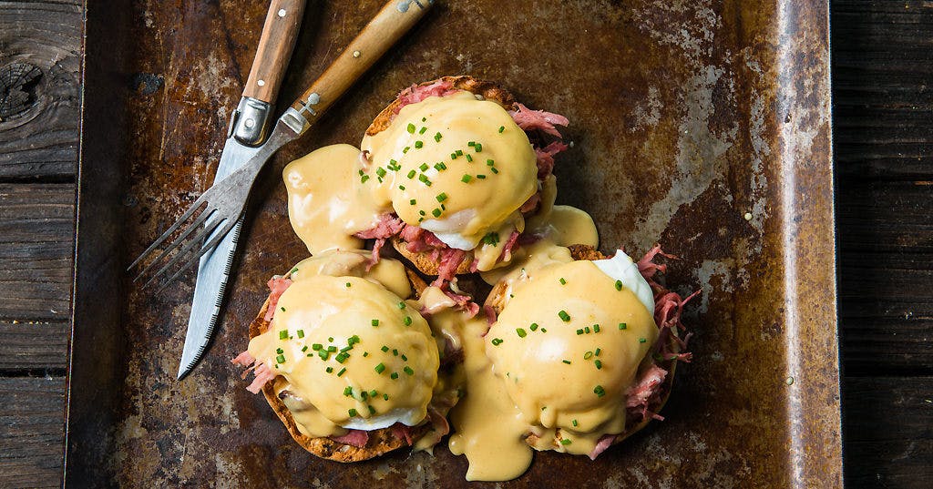 Chipotle Eggs Benedicts with Pulled Pork