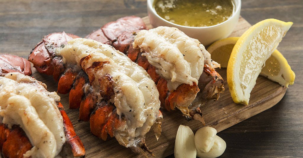 Valentine's Day Pecan Grilled Lobster Tails