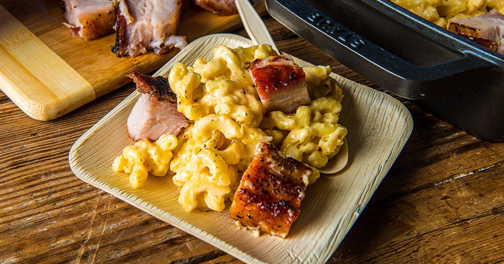 Baked Pork Belly Mac And Cheese
