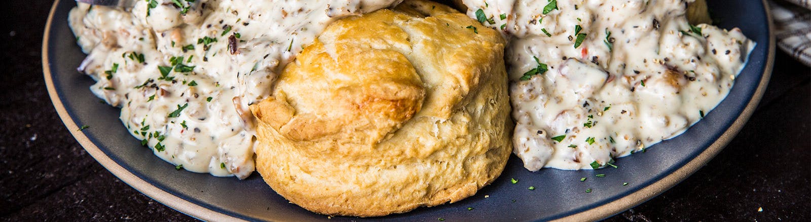 Biscuits and Smoked Sausage Gravy