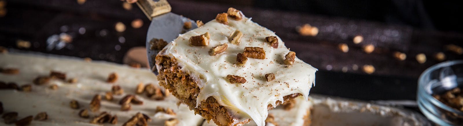 Baked Carrot Sheet Cake With Cream Cheese Frosting