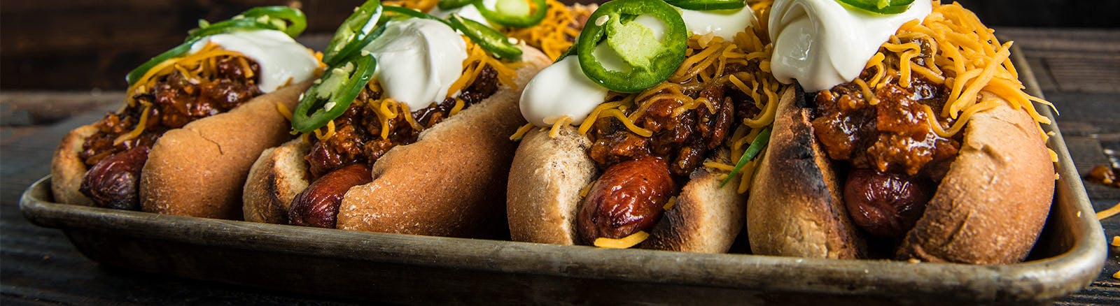 Bacon Chili Cheese Dogs