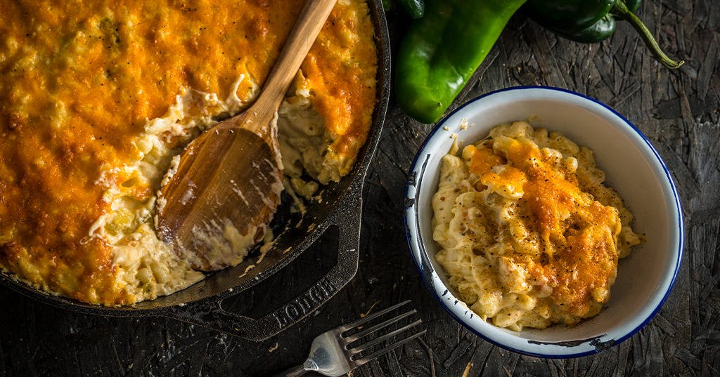 Baked Green Chile Mac & Cheese by Doug Scheiding