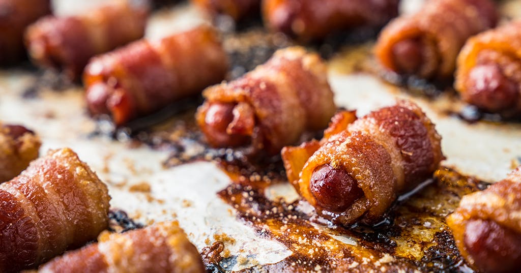 Brown Sugar and Bacon Wrapped Lil Smokies