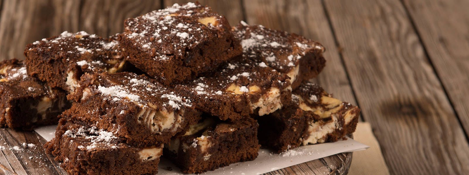 Marbled Brownies with Amaretto & Ricotta
