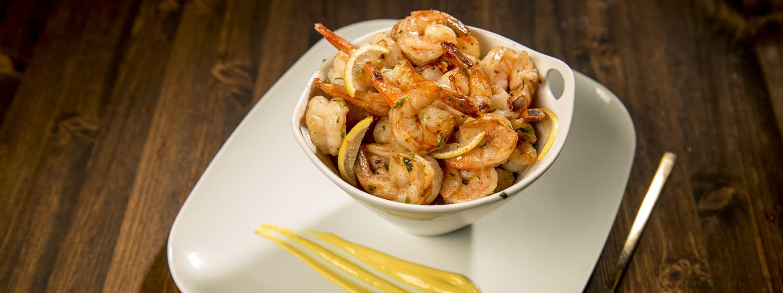 Grilled Shrimp with Mustard Sauce