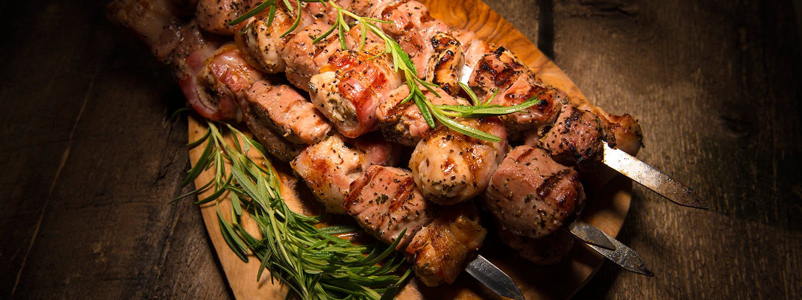 Bacon-Wrapped Skewers