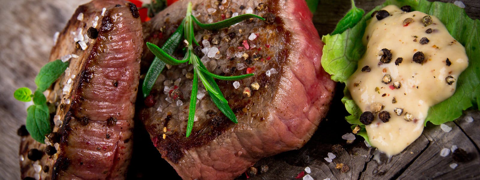 Grilled Top Sirloin Steaks With Mixed Peppercorns