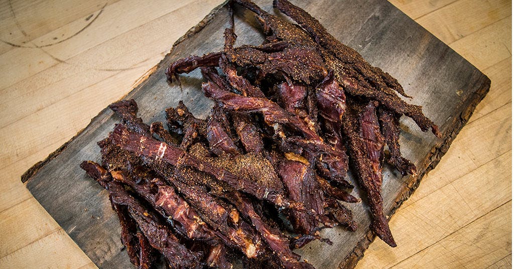 Smoked Peppered Beef Jerky