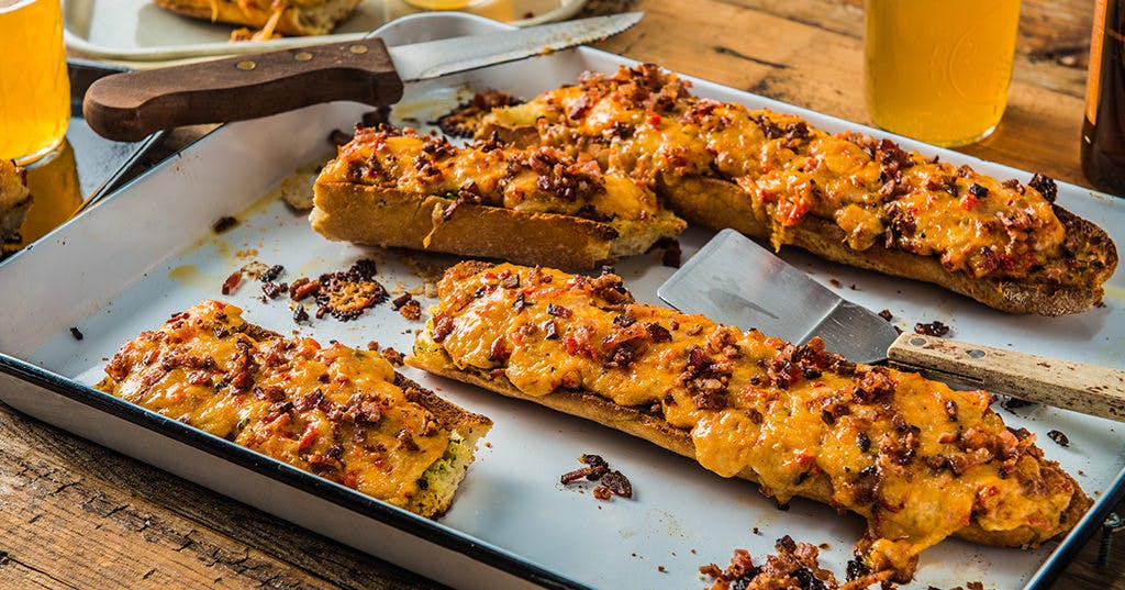 Baked Pimento Cheese And Bacon Bread