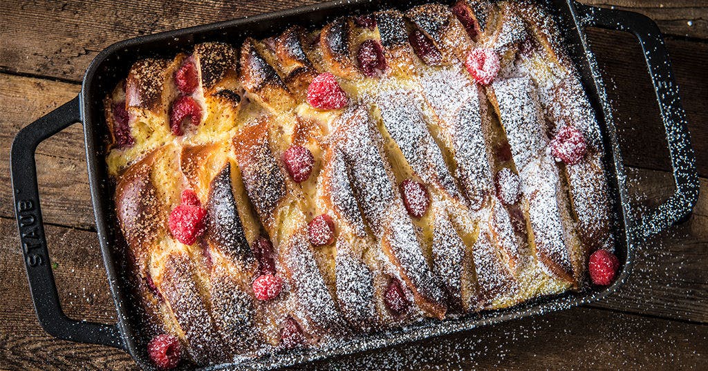 Baked Raspberry French Toast Casserole