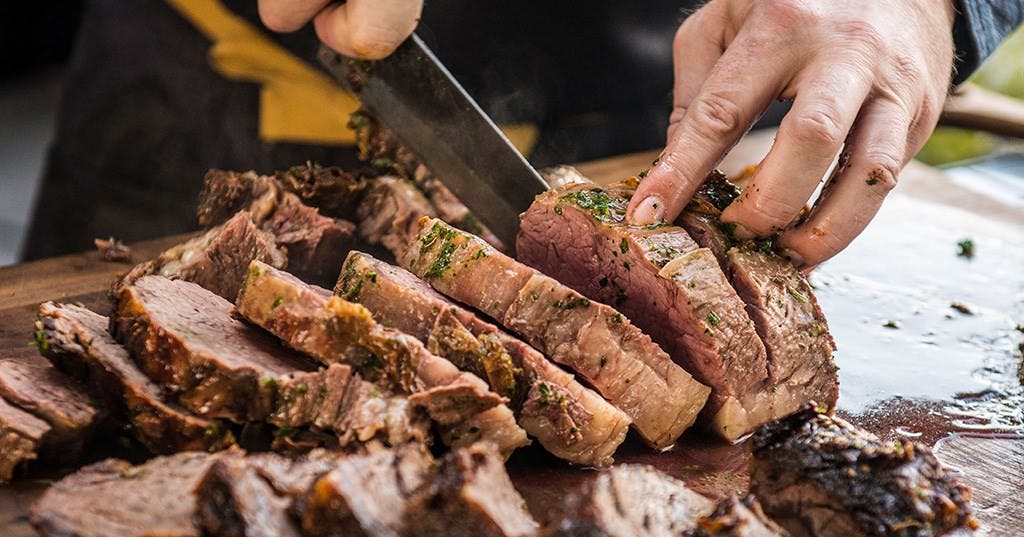 Roasted Prime Rib with Mustard and Herbs De Provence