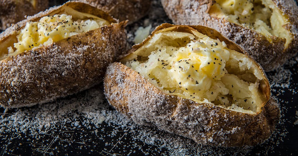 Salt-Crusted Baked Potatoes