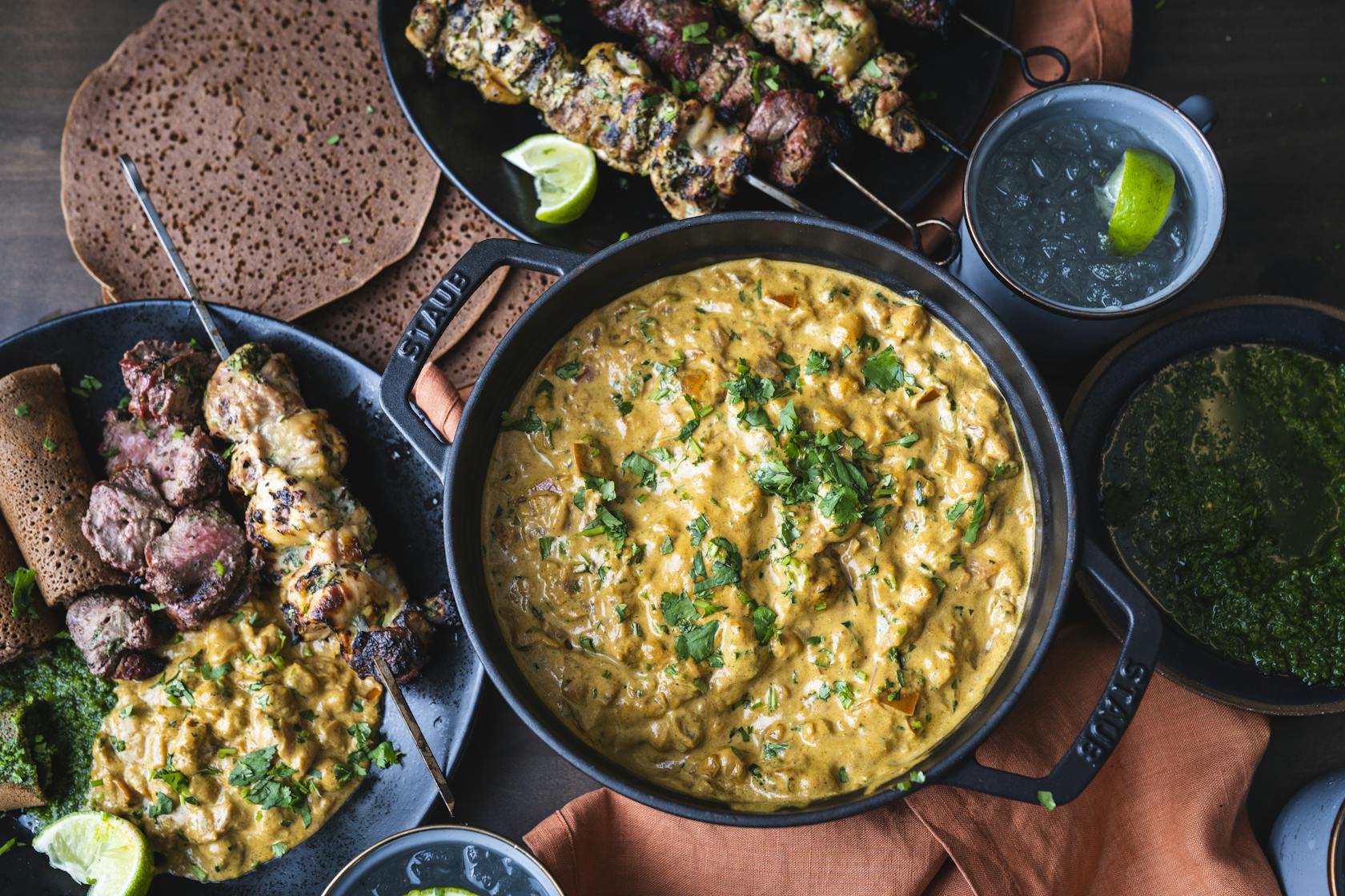 Smoked Chickpea Coconut Curry