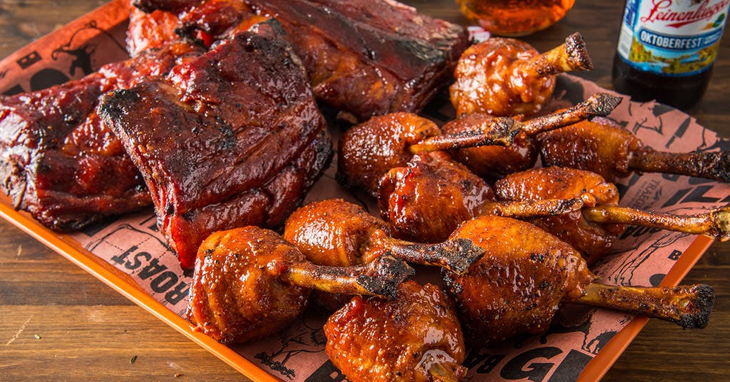 Smoked Chicken Lollipops with Champagne BBQ Sauce