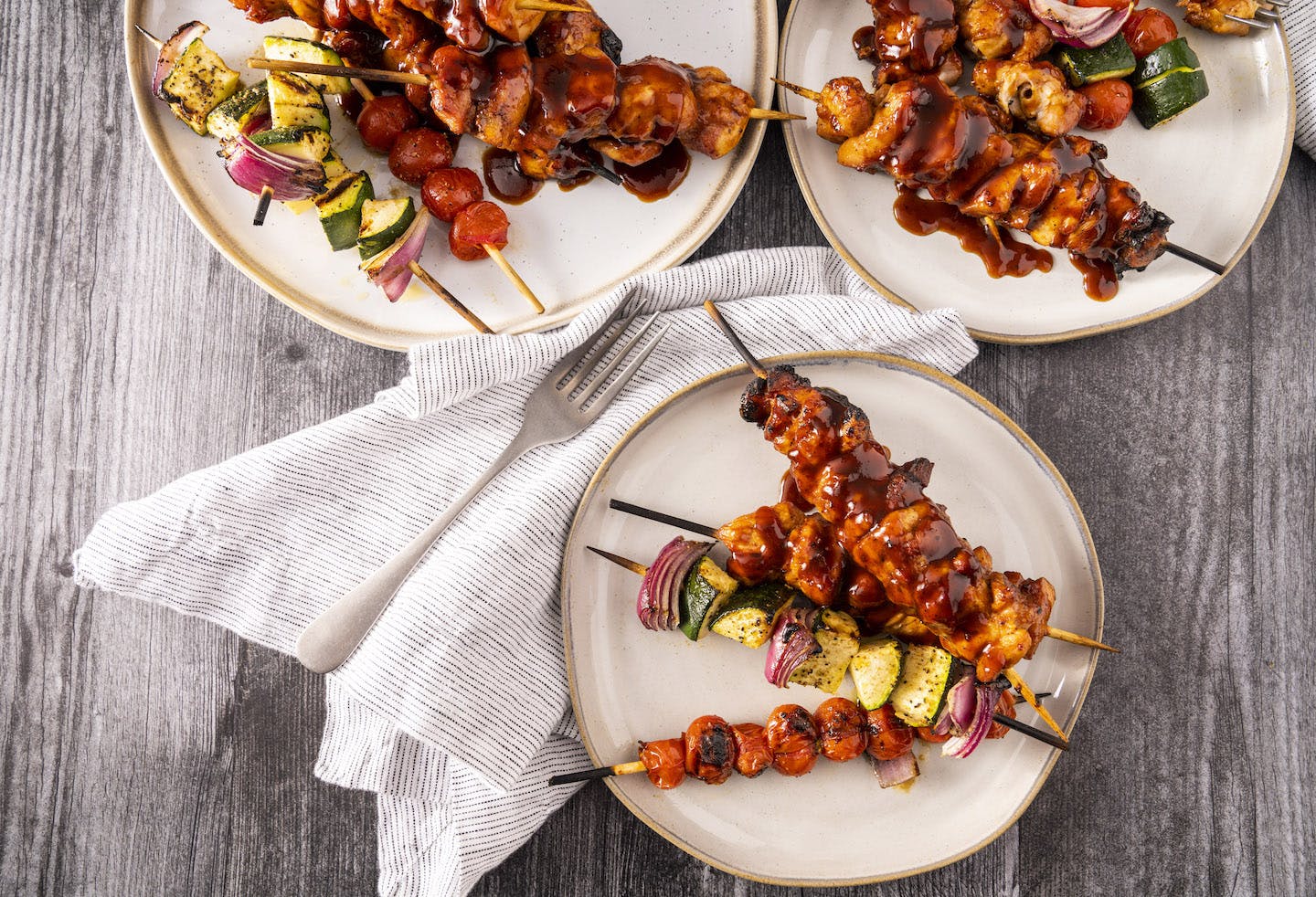 Show Me The Honey Chicken Skewers