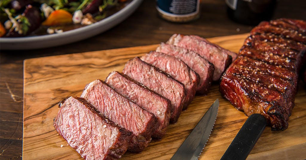 Reverse Seared NY Strip Steak