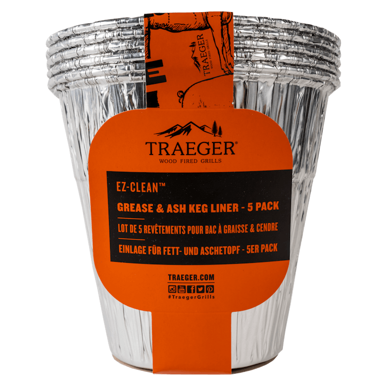 Traeger EZ-Clean Einlage für Fett- und Aschebehälter, 5er-Pack
